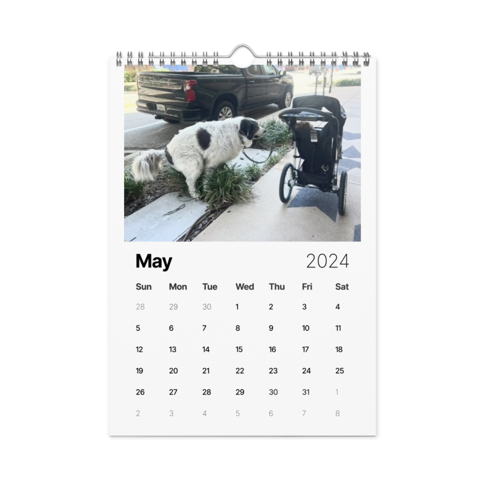 Poop on the bush Wall calendar (2024)